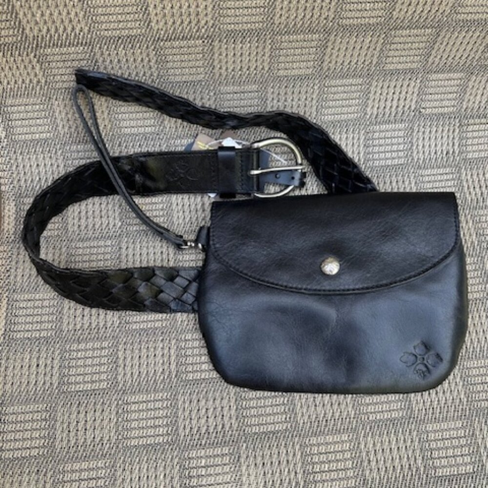 Patricia Nash Black Belt Bag nwt